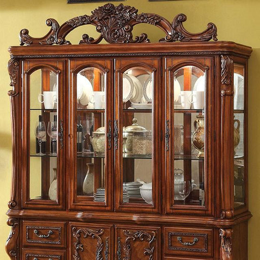 Medieve Antique Oak Hutch & Buffet - Premium Hutch & Buffet from FOA East - Just $2962.05! Shop now at Furniture Wholesale Plus  We are the best furniture store in Nashville, Hendersonville, Goodlettsville, Madison, Antioch, Mount Juliet, Lebanon, Gallatin, Springfield, Murfreesboro, Franklin, Brentwood