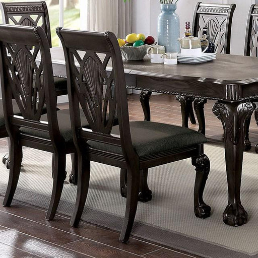 Petersburg Dark Gray Side Chair (2/CTN) - Premium Dining Chair from FOA East - Just $321.75! Shop now at Furniture Wholesale Plus  We are the best furniture store in Nashville, Hendersonville, Goodlettsville, Madison, Antioch, Mount Juliet, Lebanon, Gallatin, Springfield, Murfreesboro, Franklin, Brentwood