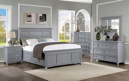 CASTLILE Queen Bed, Gray - Premium Bed from FOA East - Just $973.05! Shop now at Furniture Wholesale Plus  We are the best furniture store in Nashville, Hendersonville, Goodlettsville, Madison, Antioch, Mount Juliet, Lebanon, Gallatin, Springfield, Murfreesboro, Franklin, Brentwood