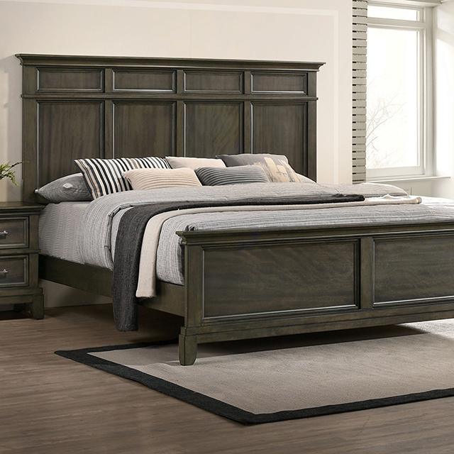 HOUSTON Queen Bed, Gray - Premium Bed from FOA East - Just $524.55! Shop now at Furniture Wholesale Plus  We are the best furniture store in Nashville, Hendersonville, Goodlettsville, Madison, Antioch, Mount Juliet, Lebanon, Gallatin, Springfield, Murfreesboro, Franklin, Brentwood