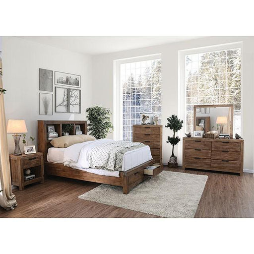 Mcallen Weathered Light Oak Cal.King Bed - Premium Bed from FOA East - Just $1333.80! Shop now at Furniture Wholesale Plus  We are the best furniture store in Nashville, Hendersonville, Goodlettsville, Madison, Antioch, Mount Juliet, Lebanon, Gallatin, Springfield, Murfreesboro, Franklin, Brentwood