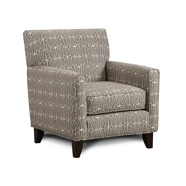 PARKER Gray/Pattern Chair, Crystal Pattern - Premium Chair from FOA East - Just $700.05! Shop now at Furniture Wholesale Plus  We are the best furniture store in Nashville, Hendersonville, Goodlettsville, Madison, Antioch, Mount Juliet, Lebanon, Gallatin, Springfield, Murfreesboro, Franklin, Brentwood