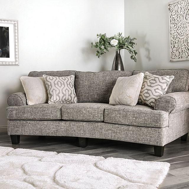 Pierpont Gray Sofa - Premium Sofa from FOA East - Just $1655.55! Shop now at Furniture Wholesale Plus  We are the best furniture store in Nashville, Hendersonville, Goodlettsville, Madison, Antioch, Mount Juliet, Lebanon, Gallatin, Springfield, Murfreesboro, Franklin, Brentwood