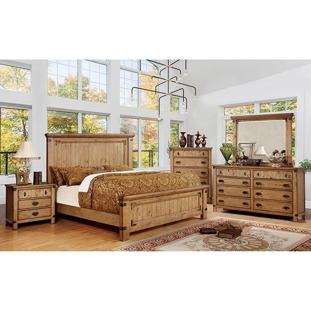 PIONEER Weathered Elm Queen Bed - Premium Bed from FOA East - Just $661.05! Shop now at Furniture Wholesale Plus  We are the best furniture store in Nashville, Hendersonville, Goodlettsville, Madison, Antioch, Mount Juliet, Lebanon, Gallatin, Springfield, Murfreesboro, Franklin, Brentwood