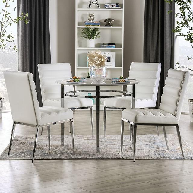 SERENA Round Dining Table - Premium Dining Table from FOA East - Just $218.40! Shop now at Furniture Wholesale Plus  We are the best furniture store in Nashville, Hendersonville, Goodlettsville, Madison, Antioch, Mount Juliet, Lebanon, Gallatin, Springfield, Murfreesboro, Franklin, Brentwood