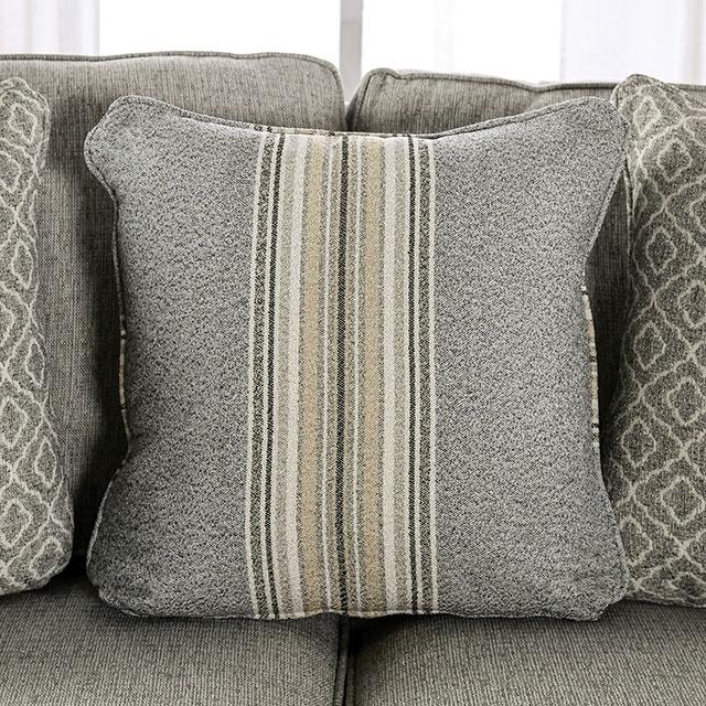 STEPHNEY Loveseat, Gray/Gold - Premium Loveseat from FOA East - Just $1228.50! Shop now at Furniture Wholesale Plus  We are the best furniture store in Nashville, Hendersonville, Goodlettsville, Madison, Antioch, Mount Juliet, Lebanon, Gallatin, Springfield, Murfreesboro, Franklin, Brentwood