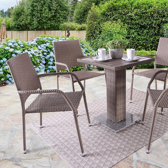 Aminta Patio Bistro Set (5PC) - Premium Outdoor Seating Set from FOA East - Just $446.55! Shop now at Furniture Wholesale Plus  We are the best furniture store in Nashville, Hendersonville, Goodlettsville, Madison, Antioch, Mount Juliet, Lebanon, Gallatin, Springfield, Murfreesboro, Franklin, Brentwood