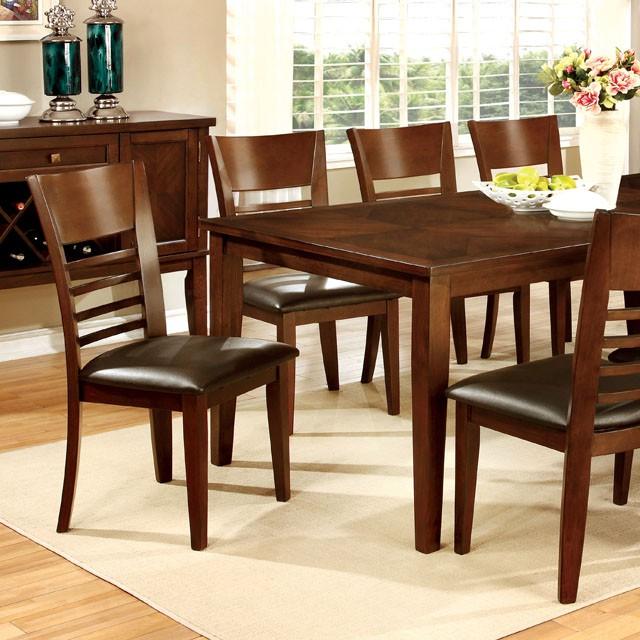 HILLSVIEW I Brown Cherry 78" Dining Table w/ 18" Leaf - Premium Dining Table from FOA East - Just $442.65! Shop now at Furniture Wholesale Plus  We are the best furniture store in Nashville, Hendersonville, Goodlettsville, Madison, Antioch, Mount Juliet, Lebanon, Gallatin, Springfield, Murfreesboro, Franklin, Brentwood