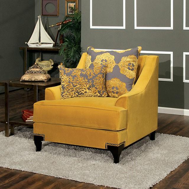 Wolver Gold/Gray Chair, Gold - Premium Chair from FOA East - Just $1226.55! Shop now at Furniture Wholesale Plus  We are the best furniture store in Nashville, Hendersonville, Goodlettsville, Madison, Antioch, Mount Juliet, Lebanon, Gallatin, Springfield, Murfreesboro, Franklin, Brentwood