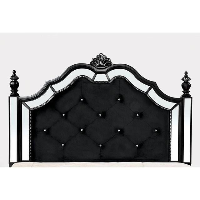 Azha Black Queen Bed - Premium Bed from FOA East - Just $1134.90! Shop now at Furniture Wholesale Plus  We are the best furniture store in Nashville, Hendersonville, Goodlettsville, Madison, Antioch, Mount Juliet, Lebanon, Gallatin, Springfield, Murfreesboro, Franklin, Brentwood