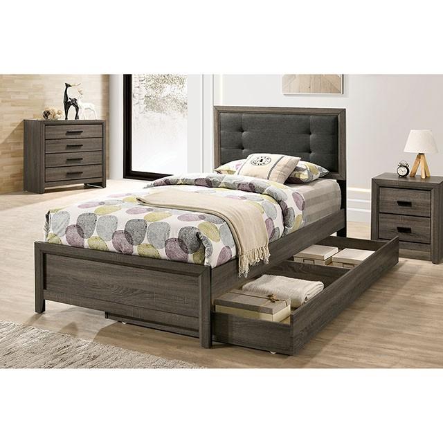 ROANNE Twin Bed - Premium Youth Bed from FOA East - Just $212.55! Shop now at Furniture Wholesale Plus  We are the best furniture store in Nashville, Hendersonville, Goodlettsville, Madison, Antioch, Mount Juliet, Lebanon, Gallatin, Springfield, Murfreesboro, Franklin, Brentwood