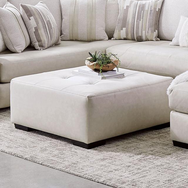 WARRENTON Ottoman, Ivory - Premium Ottoman from FOA East - Just $524.55! Shop now at Furniture Wholesale Plus  We are the best furniture store in Nashville, Hendersonville, Goodlettsville, Madison, Antioch, Mount Juliet, Lebanon, Gallatin, Springfield, Murfreesboro, Franklin, Brentwood