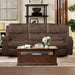 HENRICUS Sofa, Dark Brown - Premium Sofa from FOA East - Just $1234.35! Shop now at Furniture Wholesale Plus  We are the best furniture store in Nashville, Hendersonville, Goodlettsville, Madison, Antioch, Mount Juliet, Lebanon, Gallatin, Springfield, Murfreesboro, Franklin, Brentwood