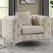 SAPPHIRA Chair, Beige - Premium Chair from FOA East - Just $442.65! Shop now at Furniture Wholesale Plus  We are the best furniture store in Nashville, Hendersonville, Goodlettsville, Madison, Antioch, Mount Juliet, Lebanon, Gallatin, Springfield, Murfreesboro, Franklin, Brentwood