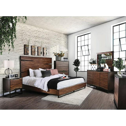 Fulton Dark Oak/Dark Walnut Mirror - Premium Mirror from FOA East - Just $351! Shop now at Furniture Wholesale Plus  We are the best furniture store in Nashville, Hendersonville, Goodlettsville, Madison, Antioch, Mount Juliet, Lebanon, Gallatin, Springfield, Murfreesboro, Franklin, Brentwood