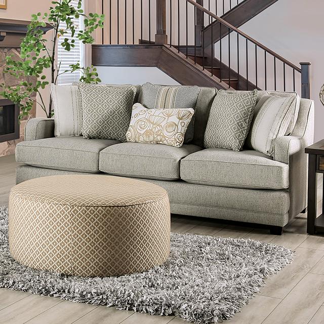 STEPHNEY Sofa, Gray/Gold - Premium Sofa from FOA East - Just $1304.55! Shop now at Furniture Wholesale Plus  We are the best furniture store in Nashville, Hendersonville, Goodlettsville, Madison, Antioch, Mount Juliet, Lebanon, Gallatin, Springfield, Murfreesboro, Franklin, Brentwood