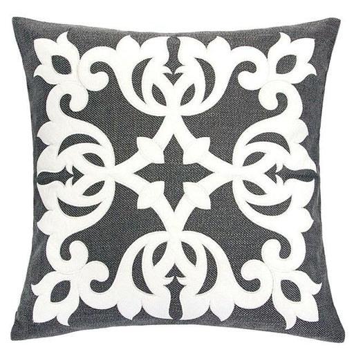 Trudy Gray 20" X 20" Pillow, Gray - Premium Pillow from FOA East - Just $76.05! Shop now at Furniture Wholesale Plus  We are the best furniture store in Nashville, Hendersonville, Goodlettsville, Madison, Antioch, Mount Juliet, Lebanon, Gallatin, Springfield, Murfreesboro, Franklin, Brentwood