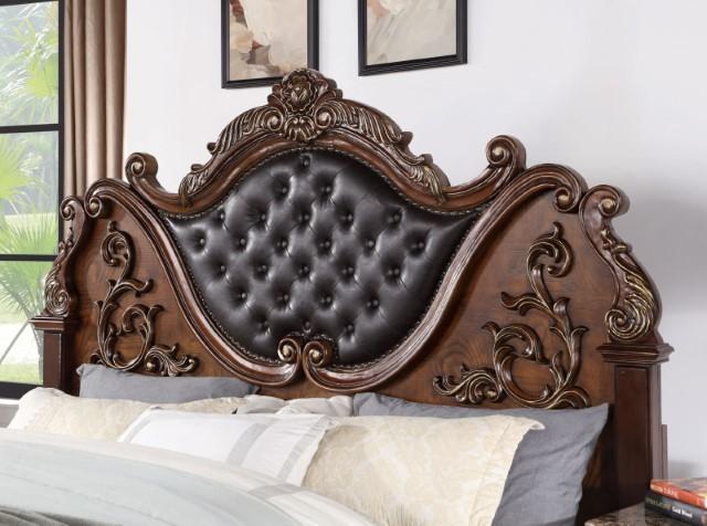 ESPARANZA E.King Bed, Brown Cherry - Premium Bed from FOA East - Just $1363.05! Shop now at Furniture Wholesale Plus  We are the best furniture store in Nashville, Hendersonville, Goodlettsville, Madison, Antioch, Mount Juliet, Lebanon, Gallatin, Springfield, Murfreesboro, Franklin, Brentwood