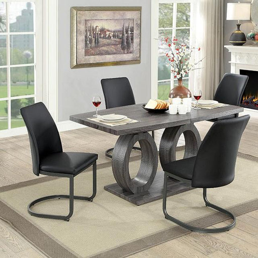 Saskia Gray Dining Table - Premium Dining Table from FOA East - Just $719.55! Shop now at Furniture Wholesale Plus  We are the best furniture store in Nashville, Hendersonville, Goodlettsville, Madison, Antioch, Mount Juliet, Lebanon, Gallatin, Springfield, Murfreesboro, Franklin, Brentwood