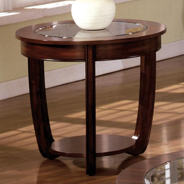 Crystal Falls Dark Cherry End Table - Premium End Table from FOA East - Just $212.55! Shop now at Furniture Wholesale Plus  We are the best furniture store in Nashville, Hendersonville, Goodlettsville, Madison, Antioch, Mount Juliet, Lebanon, Gallatin, Springfield, Murfreesboro, Franklin, Brentwood