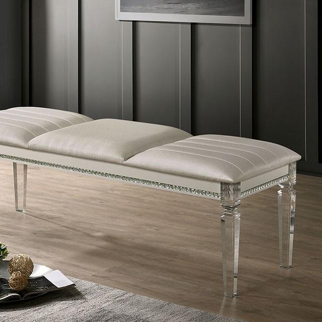 MADDIE Bench - Premium Bench from FOA East - Just $393.90! Shop now at Furniture Wholesale Plus  We are the best furniture store in Nashville, Hendersonville, Goodlettsville, Madison, Antioch, Mount Juliet, Lebanon, Gallatin, Springfield, Murfreesboro, Franklin, Brentwood