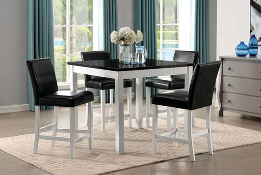 MATHILDA 5 Pc. Counter Ht. Set - Premium Dining Room Set from FOA East - Just $583.05! Shop now at Furniture Wholesale Plus  We are the best furniture store in Nashville, Hendersonville, Goodlettsville, Madison, Antioch, Mount Juliet, Lebanon, Gallatin, Springfield, Murfreesboro, Franklin, Brentwood