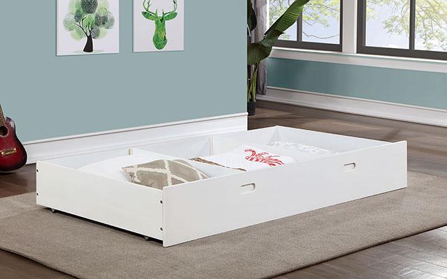 PRIAM Trundle/Drawers, White/Gray - Premium Trundle from FOA East - Just $175.50! Shop now at Furniture Wholesale Plus  We are the best furniture store in Nashville, Hendersonville, Goodlettsville, Madison, Antioch, Mount Juliet, Lebanon, Gallatin, Springfield, Murfreesboro, Franklin, Brentwood