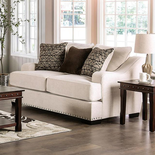 SONORA Loveseat, Beige - Premium Loveseat from FOA East - Just $1361.10! Shop now at Furniture Wholesale Plus  We are the best furniture store in Nashville, Hendersonville, Goodlettsville, Madison, Antioch, Mount Juliet, Lebanon, Gallatin, Springfield, Murfreesboro, Franklin, Brentwood