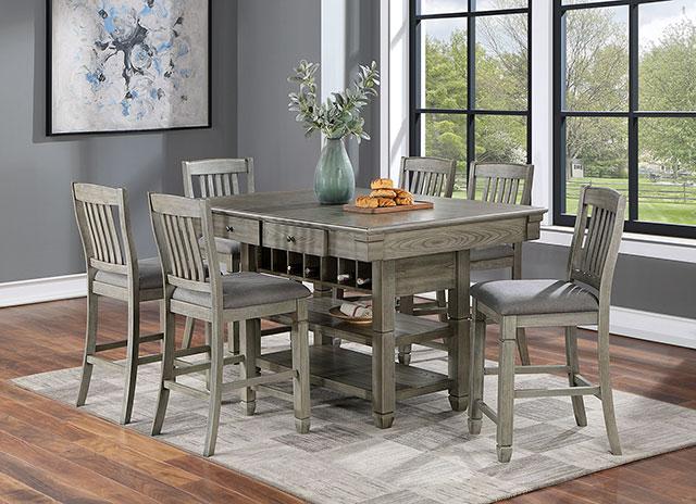 ANAYA Counter Ht. Table, Gray - Premium Counter Height Table from FOA East - Just $661.05! Shop now at Furniture Wholesale Plus  We are the best furniture store in Nashville, Hendersonville, Goodlettsville, Madison, Antioch, Mount Juliet, Lebanon, Gallatin, Springfield, Murfreesboro, Franklin, Brentwood