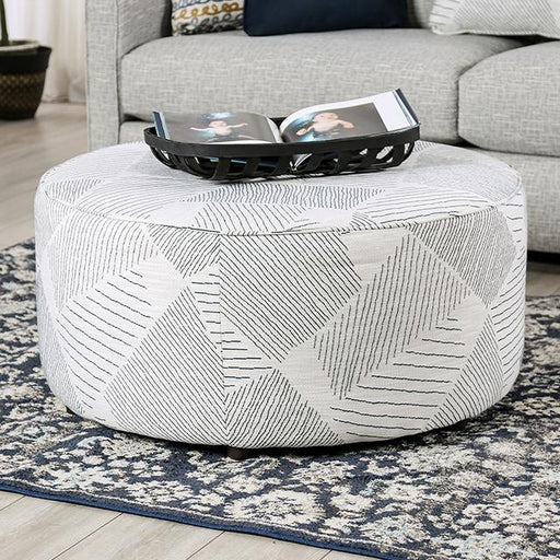 CHANCERY Ottoman, Gray/Navy - Premium Ottoman from FOA East - Just $544.05! Shop now at Furniture Wholesale Plus  We are the best furniture store in Nashville, Hendersonville, Goodlettsville, Madison, Antioch, Mount Juliet, Lebanon, Gallatin, Springfield, Murfreesboro, Franklin, Brentwood