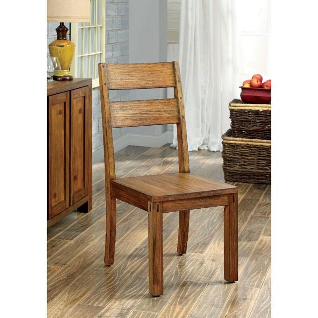 FRONTIER Dark Oak Side Chair (2/CTN) - Premium Dining Chair from FOA East - Just $368.55! Shop now at Furniture Wholesale Plus  We are the best furniture store in Nashville, Hendersonville, Goodlettsville, Madison, Antioch, Mount Juliet, Lebanon, Gallatin, Springfield, Murfreesboro, Franklin, Brentwood