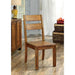 FRONTIER Dark Oak Side Chair (2/CTN) - Premium Dining Chair from FOA East - Just $368.55! Shop now at Furniture Wholesale Plus  We are the best furniture store in Nashville, Hendersonville, Goodlettsville, Madison, Antioch, Mount Juliet, Lebanon, Gallatin, Springfield, Murfreesboro, Franklin, Brentwood