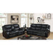 GATRIA Black Console Love Seat w/ 2 Recliners - Premium Loveseat from FOA East - Just $1058.85! Shop now at Furniture Wholesale Plus  We are the best furniture store in Nashville, Hendersonville, Goodlettsville, Madison, Antioch, Mount Juliet, Lebanon, Gallatin, Springfield, Murfreesboro, Franklin, Brentwood