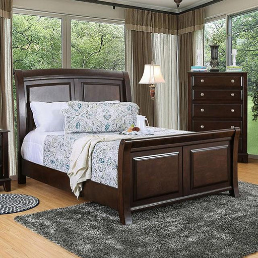 Litchville Brown Cherry E.King Bed - Premium Bed from FOA East - Just $875.55! Shop now at Furniture Wholesale Plus  We are the best furniture store in Nashville, Hendersonville, Goodlettsville, Madison, Antioch, Mount Juliet, Lebanon, Gallatin, Springfield, Murfreesboro, Franklin, Brentwood