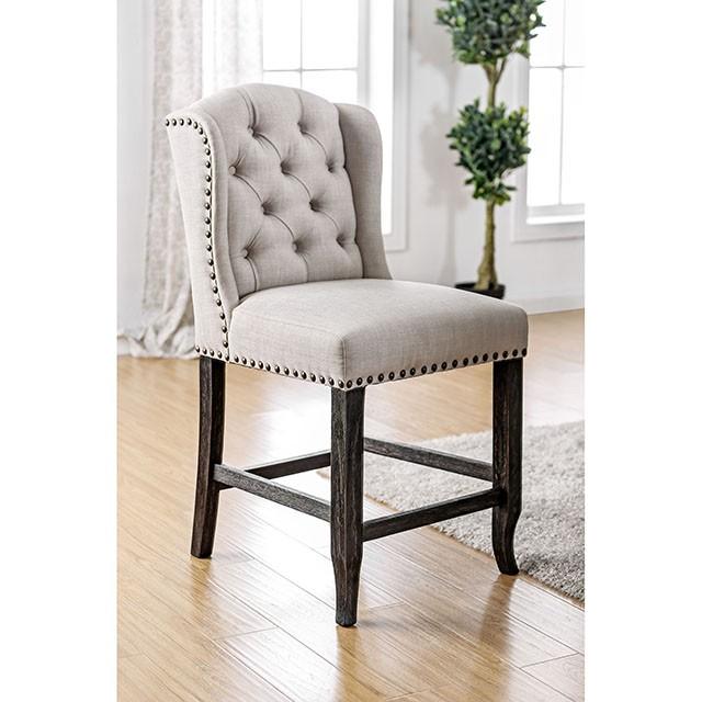 SANIA Counter Ht. Wingback Chair (2/CTN) - Premium Barstool from FOA East - Just $495.30! Shop now at Furniture Wholesale Plus  We are the best furniture store in Nashville, Hendersonville, Goodlettsville, Madison, Antioch, Mount Juliet, Lebanon, Gallatin, Springfield, Murfreesboro, Franklin, Brentwood