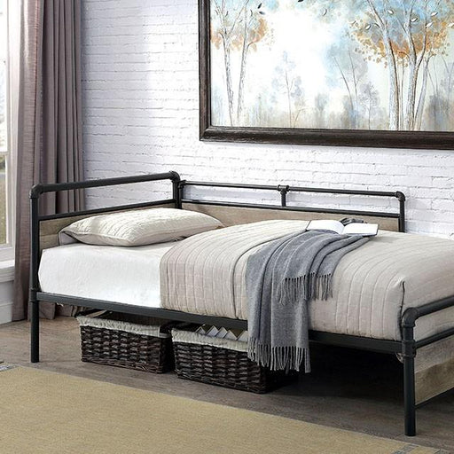 Vidar Sand Black Daybed - Premium Daybed from FOA East - Just $349.05! Shop now at Furniture Wholesale Plus  We are the best furniture store in Nashville, Hendersonville, Goodlettsville, Madison, Antioch, Mount Juliet, Lebanon, Gallatin, Springfield, Murfreesboro, Franklin, Brentwood