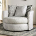 EIMEAR Swivel Chair, Off-white/Black - Premium Swivel Chair from FOA East - Just $1109.55! Shop now at Furniture Wholesale Plus  We are the best furniture store in Nashville, Hendersonville, Goodlettsville, Madison, Antioch, Mount Juliet, Lebanon, Gallatin, Springfield, Murfreesboro, Franklin, Brentwood