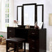 Enrico Espresso Vanity w/ Stool - Premium Barstool from FOA East - Just $713.70! Shop now at Furniture Wholesale Plus  We are the best furniture store in Nashville, Hendersonville, Goodlettsville, Madison, Antioch, Mount Juliet, Lebanon, Gallatin, Springfield, Murfreesboro, Franklin, Brentwood