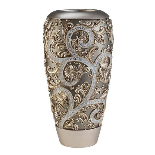 Estelle Champagne Silver Decorative Vase (2/CTN) - Premium Table Top Accessories from FOA East - Just $173.55! Shop now at Furniture Wholesale Plus  We are the best furniture store in Nashville, Hendersonville, Goodlettsville, Madison, Antioch, Mount Juliet, Lebanon, Gallatin, Springfield, Murfreesboro, Franklin, Brentwood