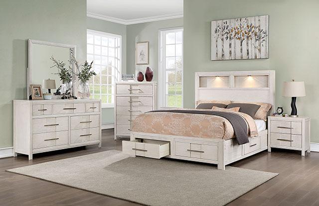 KARLA Cal.King Bed, White - Premium Bed from FOA East - Just $1109.55! Shop now at Furniture Wholesale Plus  We are the best furniture store in Nashville, Hendersonville, Goodlettsville, Madison, Antioch, Mount Juliet, Lebanon, Gallatin, Springfield, Murfreesboro, Franklin, Brentwood