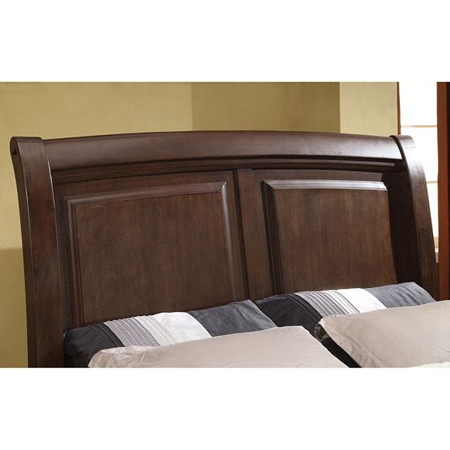 Litchville Brown Cherry E.King Bed - Premium Bed from FOA East - Just $875.55! Shop now at Furniture Wholesale Plus  We are the best furniture store in Nashville, Hendersonville, Goodlettsville, Madison, Antioch, Mount Juliet, Lebanon, Gallatin, Springfield, Murfreesboro, Franklin, Brentwood