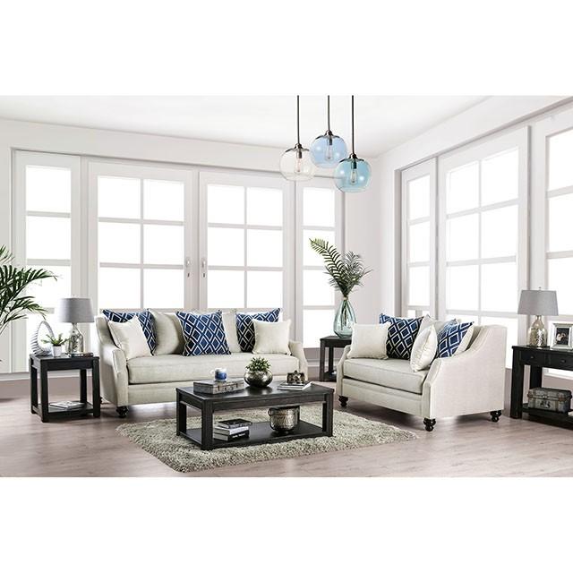 Nefyn Ivory Love Seat - Premium Loveseat from FOA East - Just $1462.50! Shop now at Furniture Wholesale Plus  We are the best furniture store in Nashville, Hendersonville, Goodlettsville, Madison, Antioch, Mount Juliet, Lebanon, Gallatin, Springfield, Murfreesboro, Franklin, Brentwood