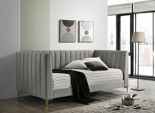 NEOMA Twin Daybed, Light Gray - Premium Daybed from FOA East - Just $583.05! Shop now at Furniture Wholesale Plus  We are the best furniture store in Nashville, Hendersonville, Goodlettsville, Madison, Antioch, Mount Juliet, Lebanon, Gallatin, Springfield, Murfreesboro, Franklin, Brentwood