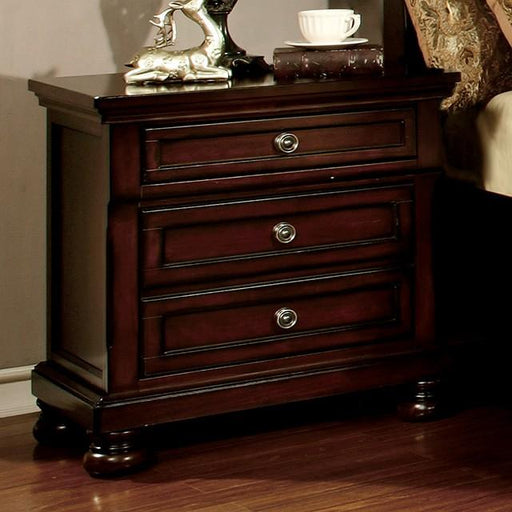 NORTHVILLE Dark Cherry Night Stand - Premium Nightstand from FOA East - Just $351! Shop now at Furniture Wholesale Plus  We are the best furniture store in Nashville, Hendersonville, Goodlettsville, Madison, Antioch, Mount Juliet, Lebanon, Gallatin, Springfield, Murfreesboro, Franklin, Brentwood