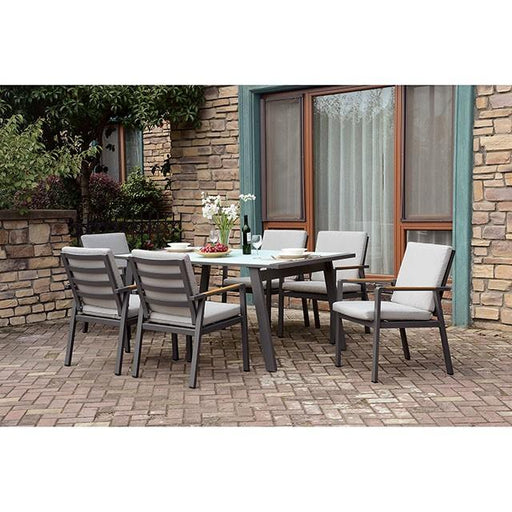 ALYCIA Patio Table - Premium Outdoor Dining Table from FOA East - Just $505.05! Shop now at Furniture Wholesale Plus  We are the best furniture store in Nashville, Hendersonville, Goodlettsville, Madison, Antioch, Mount Juliet, Lebanon, Gallatin, Springfield, Murfreesboro, Franklin, Brentwood