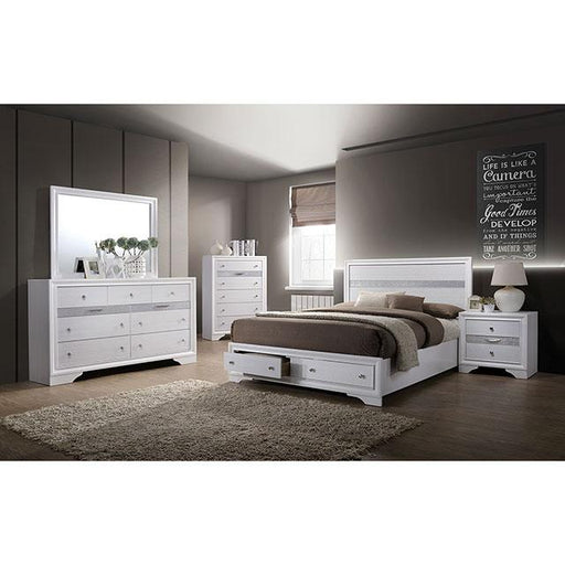 Chrissy White Queen Bed - Premium Bed from FOA East - Just $466.05! Shop now at Furniture Wholesale Plus  We are the best furniture store in Nashville, Hendersonville, Goodlettsville, Madison, Antioch, Mount Juliet, Lebanon, Gallatin, Springfield, Murfreesboro, Franklin, Brentwood