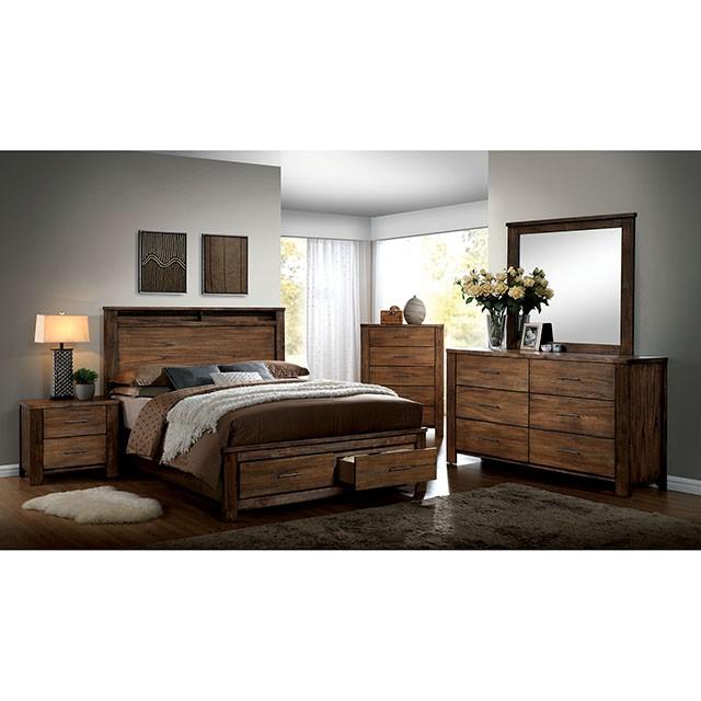 ELKTON Oak QUEEN BED - Premium Bed from FOA East - Just $641.55! Shop now at Furniture Wholesale Plus  We are the best furniture store in Nashville, Hendersonville, Goodlettsville, Madison, Antioch, Mount Juliet, Lebanon, Gallatin, Springfield, Murfreesboro, Franklin, Brentwood