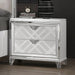 EMMELINE Night Stand w/ USB, White - Premium Nightstand from FOA East - Just $468! Shop now at Furniture Wholesale Plus  We are the best furniture store in Nashville, Hendersonville, Goodlettsville, Madison, Antioch, Mount Juliet, Lebanon, Gallatin, Springfield, Murfreesboro, Franklin, Brentwood