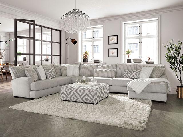 HERMISTON Ottoman, Gray - Premium Ottoman from FOA East - Just $544.05! Shop now at Furniture Wholesale Plus  We are the best furniture store in Nashville, Hendersonville, Goodlettsville, Madison, Antioch, Mount Juliet, Lebanon, Gallatin, Springfield, Murfreesboro, Franklin, Brentwood