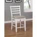 Kiana White Counter Ht. Side Chair (2/CTN) - Premium Dining Chair from FOA East - Just $222.30! Shop now at Furniture Wholesale Plus  We are the best furniture store in Nashville, Hendersonville, Goodlettsville, Madison, Antioch, Mount Juliet, Lebanon, Gallatin, Springfield, Murfreesboro, Franklin, Brentwood